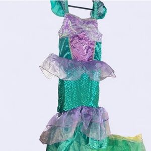 Mermaid Princess Kids Costume - Green and Purple